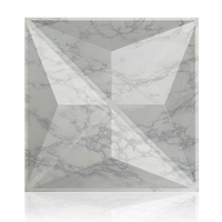 Panneaux muraux 3D en PVC noir modernes et luxueux, revêtement mural intérieur, imperméable, insonorisant, appartements, halls, hôtels
