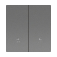 Prix du fabricant Prises et interrupteurs électriques muraux standard UE/Royaume-Uni Plaques 1 2 3 4 Gang Power Wall Switch And Socket