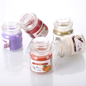 Vente en gros pot à bougie vide mini pot en <span class=keywords><strong>verre</strong></span> avec couvercle supérieur en <span class=keywords><strong>verre</strong></span> pour la fabrication de bougies à la maison parfum aromathérapie - Product Image 2