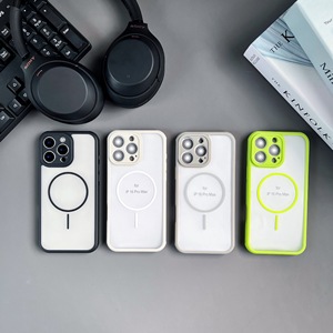 Funda Protectora para Teléfono <span class=keywords><strong>iPhone</strong></span> 17 16 15 14pro Max 13, de Lujo, Moderna, Mate, Esmerilada, con Marco de TPU, Resistente a Golpes, con Protección Magnética - Product Image 6