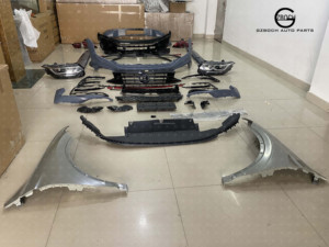 Kit carrosserie pour VW Tiguan 2017+ à 2023+ R Line : Pare-chocs avant et arrière, ailes, jupes latérales, phares Tiguan - Product Image 2