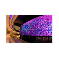 Layar LED Indoor Fine Pitch P1.25 P1.56 Sambungan Tanpa Celah untuk Video Wall LED Ruang Rapat Museum
