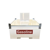Réservoir de stockage de carburant portable SUMAC Cube avec pompe, capacité de 1000 à 4000 litres, certifié UL142, fabricant de réservoirs de carburant