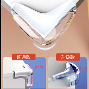 Silicone Corner <b>Protectors</b> L Shape 90 Degree Anti Collision <b>Table</b> Edge Guards For Furniture Safety Protection - Product Image 5
