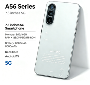 Télé<b>phone</b> mobile original A56 <b>Smart</b> <b>Phone</b> with Face Unlock Quick Unlock Safe and Convenient <b>Phone</b> Téléchargement de vidéo - Product Image 4