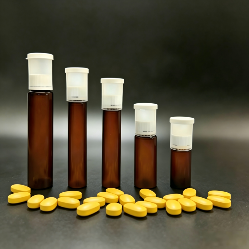 10ml 15ml 20ml 25ml PP Syrup Tube Liquid Medicine Bottle Pill Package Plastic Bottle with Tamper Evident Screw Cap