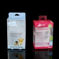 Boîte d'emballage en PP avec conception de languette personnalisée, coque de présentation en plastique semi-transparente et étanche pour l'emballage des produits