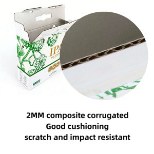 Caja de Regalo para Cerveza <span class=keywords><strong>Artesanal</strong></span> <span class=keywords><strong>IPA</strong></span>, Biodegradable, de Cartón Corrugado, Autoarmable, Ecológica, Directo de Fábrica - Product Image 3