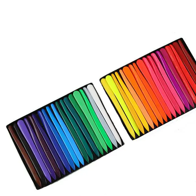 Juego de crayones de 36 colores para niños, pinturas de doble dibujo, lápices de cera lavables de Color irrompibles, gran oferta