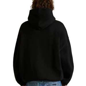 Sudadera con Capucha Corta y Gruesa con Logotipo Personalizado para Hombre, Sudadera con Capucha Holgada de Estilo Cuadrado OEM, Sin Cordones - Product Image 2