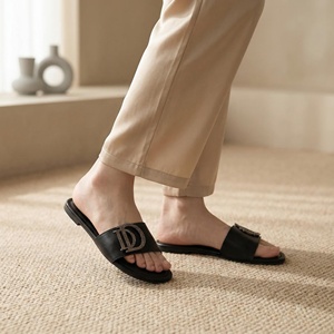 Zapatos de Mujer Yearning, de Cuero Genuino, Suaves, Transpirables, Antideslizantes, Estilo Urbano, Parte Superior de Piel de Vaca (1.5cm), para Verano e Invierno - Product Image 2