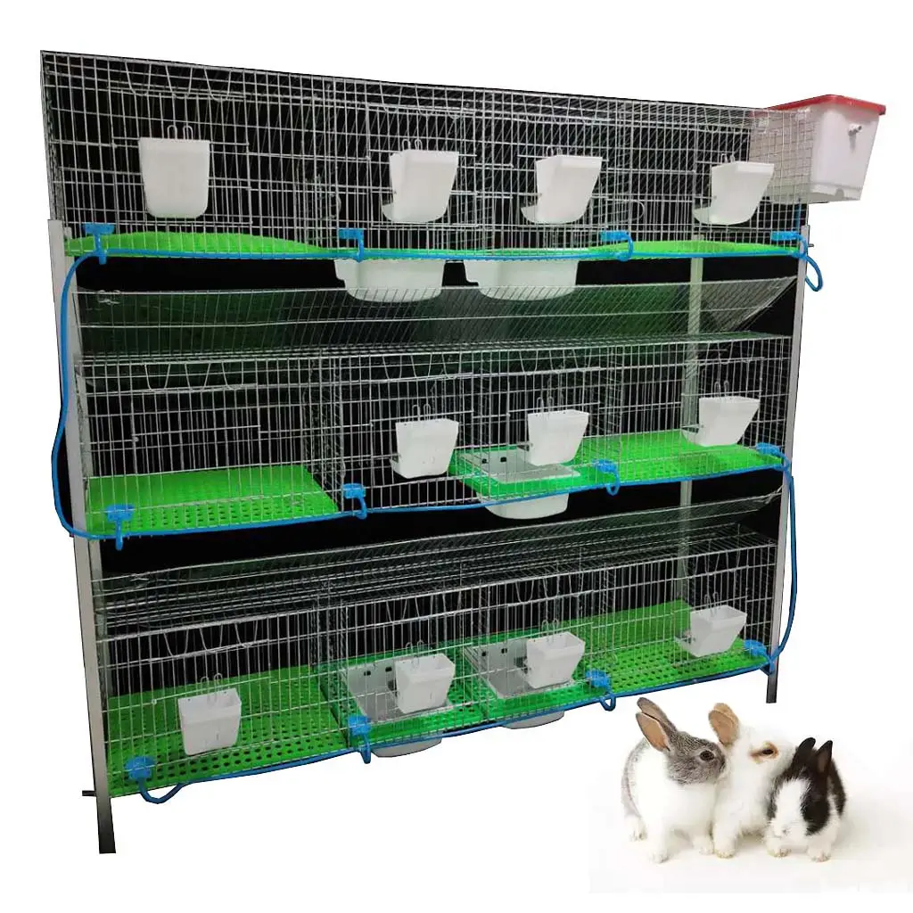 12 cells rabbit cages commercial breeding/rabbit cages