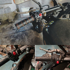 Interrupteur de guidon gauche pour moto Mochi avec phare, klaxon, clignotant et feu de dépassement pour vélo électrique et tout-terrain - Product Image 4