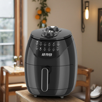 Friteuse à air automatique Offre Spéciale 4L 1500w friteuse à air électrique contrôle de la température friteuse à air domestique sans huile saine