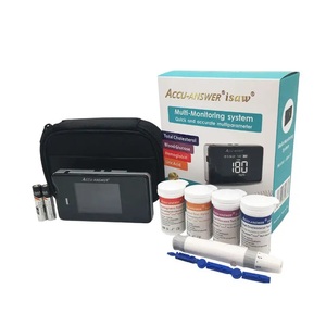New Upgrade 4-in-1 Portable Blood Glucose Cholesterol <strong>Uric</strong> <strong>Acid</strong> Hemoglobin <strong>Test</strong> <strong>Meter</strong> Electronic Blood Glucose <strong>Meter</strong> - Product Image 1
