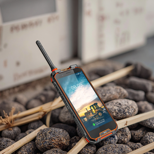 Smartphone Rugged Android 12 6.0'' FHD+ 8+256G with DMR Digital Radio GPS NFC for Logistics and Factory Teams