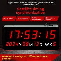 Jam Timer LED Countdown Outdoor Indoor dengan Kecerahan Tinggi 1500cd Tampilan Dinamis Hari Jam Menit Detik