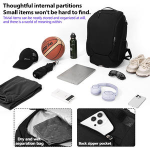 Zaino da <span class=keywords><strong>Basket</strong></span> Sportivo Outdoor con Logo Personalizzato Borsa per Racchette da Badminton con Scomparto Impermeabile per Scarpe da Uomo Borsa per Racchetta da Badminton e Padel - Product Image 4