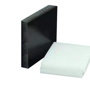 พลาสติกสีขาว <span class=keywords><strong>Delrin</strong></span> acetal POM แผ่นกระดานก้านสีดำ - Product Image 1