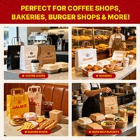 Caja de Embalaje Personalizada para Comida para Llevar, de Papel de Grado Alimenticio, para Comida Coreana, Hot Dogs, Pollo Frito y Hamburguesas