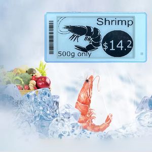 Étiquette électronique ESL à basse température de 2,13 à 2,6 pouces, noire et blanche, pour zone de congélation - Product Image 1