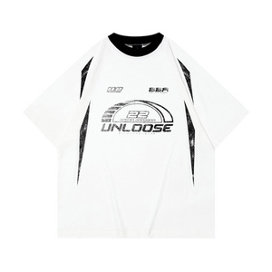 Camiseta de Motociclismo Estilo Racing para Hombre, Unisex, a la Moda, Personalizada, con Costuras Reforzadas, Mangas Cortas, 100% Algodón, Corte Regular, Estampada - Product Image 1