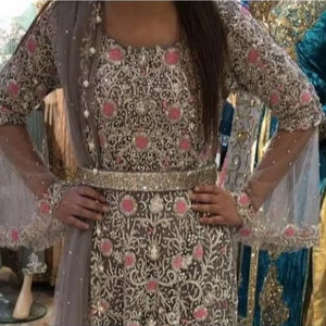 2019 elegante vestido asimétrico indio/pakistaní para boda/fiesta para mujeres de talla grande - Product Image 4