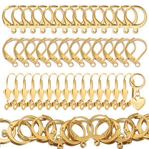 Crochet d'Oreille Hypoallergénique en Acier Inoxydable 316 pour la Fabrication de <span class=keywords><strong>Bijoux</strong></span>, Matériel de Boucles d'Oreilles Françaises Huggies en Gros - Product Image 1