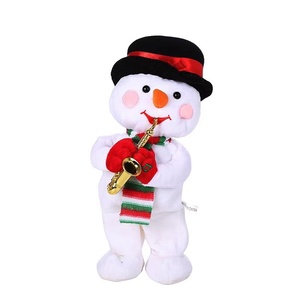 Nouveau jouet de danse chantante électrique de vente chaude jouet de musique de Noël poupée en peluche elfe en peluche - Product Image 3