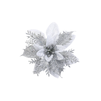 Ornements de sapin de Noël, couronnes de Noël, poinsettia, fleurs de Noël, vente chaude