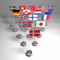 Drapeau de bureau, drapeau de table, tissu polyester, 14*21cm, hauteur 30cm, logo personnalisé, vente en gros, promotion
