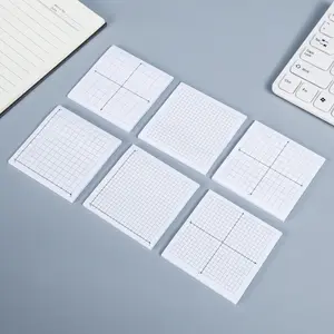 Schul briefpapier 3x3 Haft notizen Pad Custom ized Logo Print Selbst klebendes Millimeter papier Haft notizen