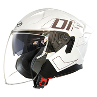 Nouveau design, casque de moto unisexe à double lentille en ABS, casque de vélo, casque de moto pour adultes, protection de la tête, casque de moto