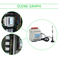 Compteur de puissance triphasé sans fil Acrel ADW300W avec écran LCD, option 3 CT, précision classe 1, courant d'entrée 20-100A pour télécommande