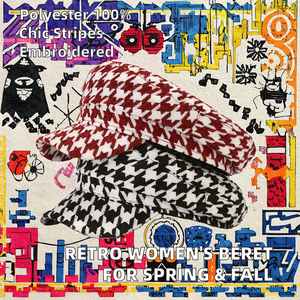 Béret rétro britannique pour femme, nouveau chapeau de printemps automne, décontracté, élégant, couleur unie, style français, casquette de peintre - Product Image 2