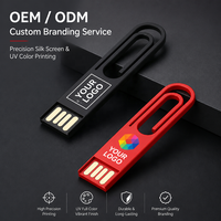 Nouvelle Clé USB 2.0 Mini en Plastique Ultra-Fine avec Logo Personnalisé, Forme de Marque-Page, Cadeau Promotionnel Scolaire, Garantie 3 Ans