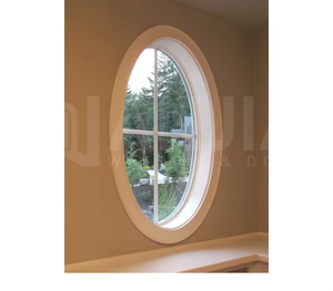 Gran oferta, ventana de PVC de vidrio doble para dormitorio de estilo americano, ventanas redondas de círculo francés - Product Image 3