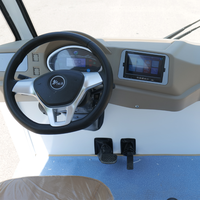 Voiture électrique de tourisme avec batterie au lithium et éclairage LED pour 11 passagers - Sites touristiques, stations balnéaires et visites de la ville