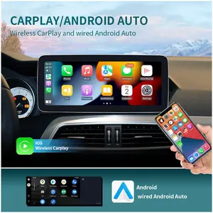 Roadnavi 10.25/12.3 "Android 13 đài phát thanh xe hơi không dây Carplay GPS NAVI cho Mercedes-Benz C-Class w204 2007-2014
