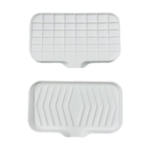 <span class=keywords><strong>Porte</strong></span>-<span class=keywords><strong>savon</strong></span> en silicone auto-drainant de haute pureté Plateau de salle de bain Baignoire <span class=keywords><strong>Porte</strong></span>-<span class=keywords><strong>savon</strong></span> en <span class=keywords><strong>ardoise</strong></span> noire - Product Image 5