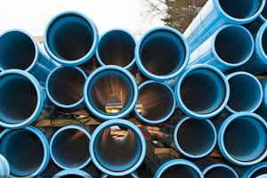 In China Hergestellte Hochdruck-PVC-UH 110 Vollformat Blaue Industrielle Wasserversorgungs- und Abflussrohre - Product Image 4