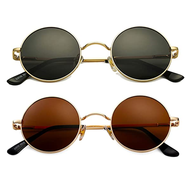 John Lennon Occhiali Rotondi Specchiati Occhiali Da Sole Di John