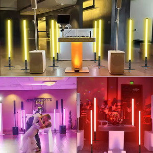 Zdmdrgb USA trong kho 4 gói TL-150 IP65 D40 1.5m RGBW 360 <span class=keywords><strong>LED</strong></span> Pixel ống thanh ánh sáng với trường hợp sân khấu DJ bên cả hai ánh sáng sân khấu - Product Image 3