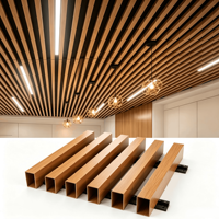 Módulo de Decoración de Rejilla de Aleación de Aluminio Profesional, Quilla Oculta, Ignífugo, Insonorizante, Aspecto Limpio, para Interiores de Salas de Exhibición Comerciales