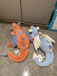 Jelly Cat Black Dragon Sky Dragon Snow Dragon, jouets en peluche doublés de coton PP, tissu super doux, pour enfants - Product Image 5