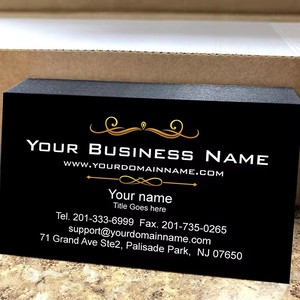 Whosale Custom <strong>Free</strong> Design Black Paper Gift Business Card Thank You for Purchasing Paper Card With <strong>Logo</strong> for Business - Product Image 3