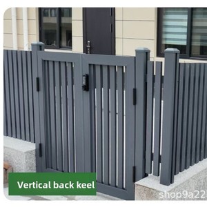 Clôture en alliage d'<span class=keywords><strong>aluminium</strong></span> assemblée, durable, facile d'entretien, imperméable, résistante à la corrosion, installation rapide, cour, <span class=keywords><strong>terrasse</strong></span> - Product Image 2