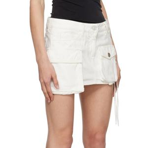 Mini-jupe en denim sexy pour femme avec poche cargo à rabat en tissu non extensible – Nouvelle collection - Product Image 5