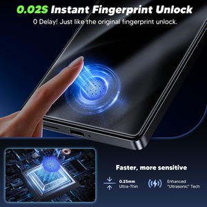 Nouveau <span class=keywords><strong>incassable</strong></span> 2.5D 9H OG 28 °   Protection d'écran en verre trempé pour Samsung S26 Ultra avec déverrouillage par empreinte digitale ultrasonique - Product Image 3