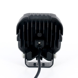 Süper parlak 4.5 inç LED kare bakla ışıkları 45W 33led küpleri nokta sel çalışma ışıkları 12V 24 araba kamyon SUV UTV ATV tekne için - Product Image 4